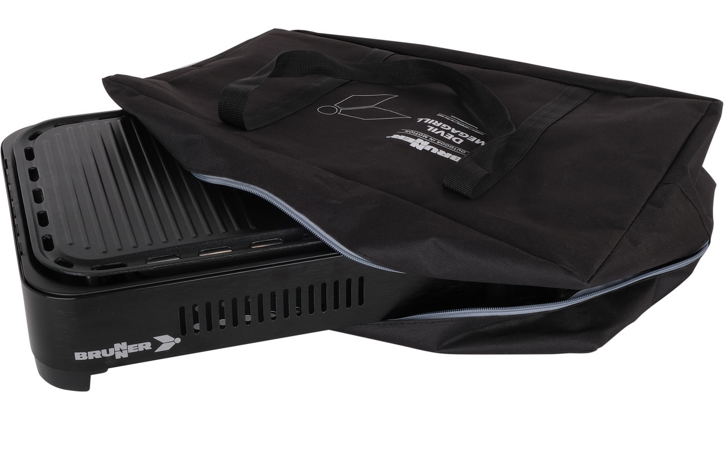 Brunner Devil Megagrill Tischgrill / Campinggrill 46 X 34,5 X 10 Cm / 2200 W