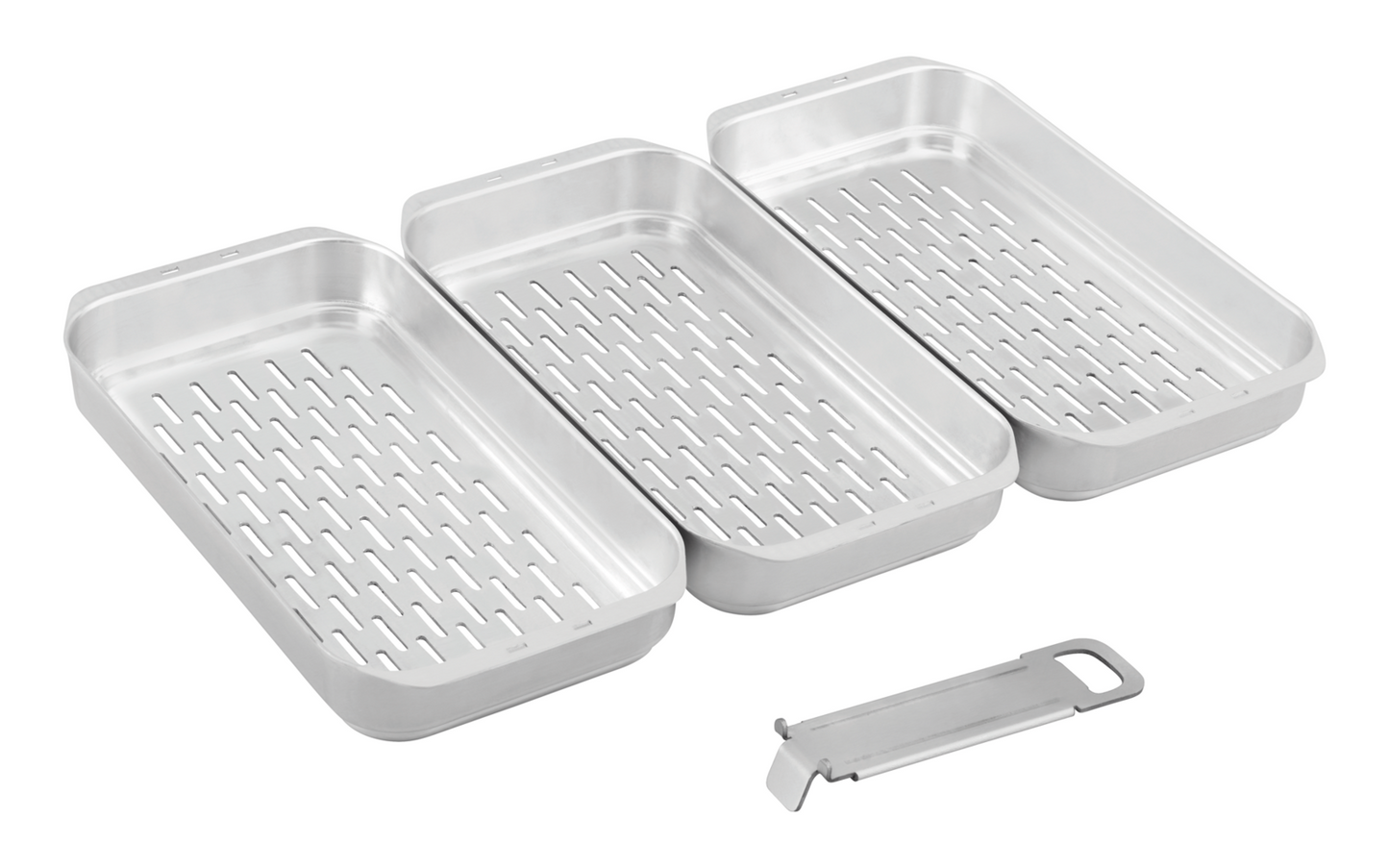 Enders Edelstahl Pfanne Und Körbe Set 4-teilig Für Gasgrill Urban II Und Explorer II