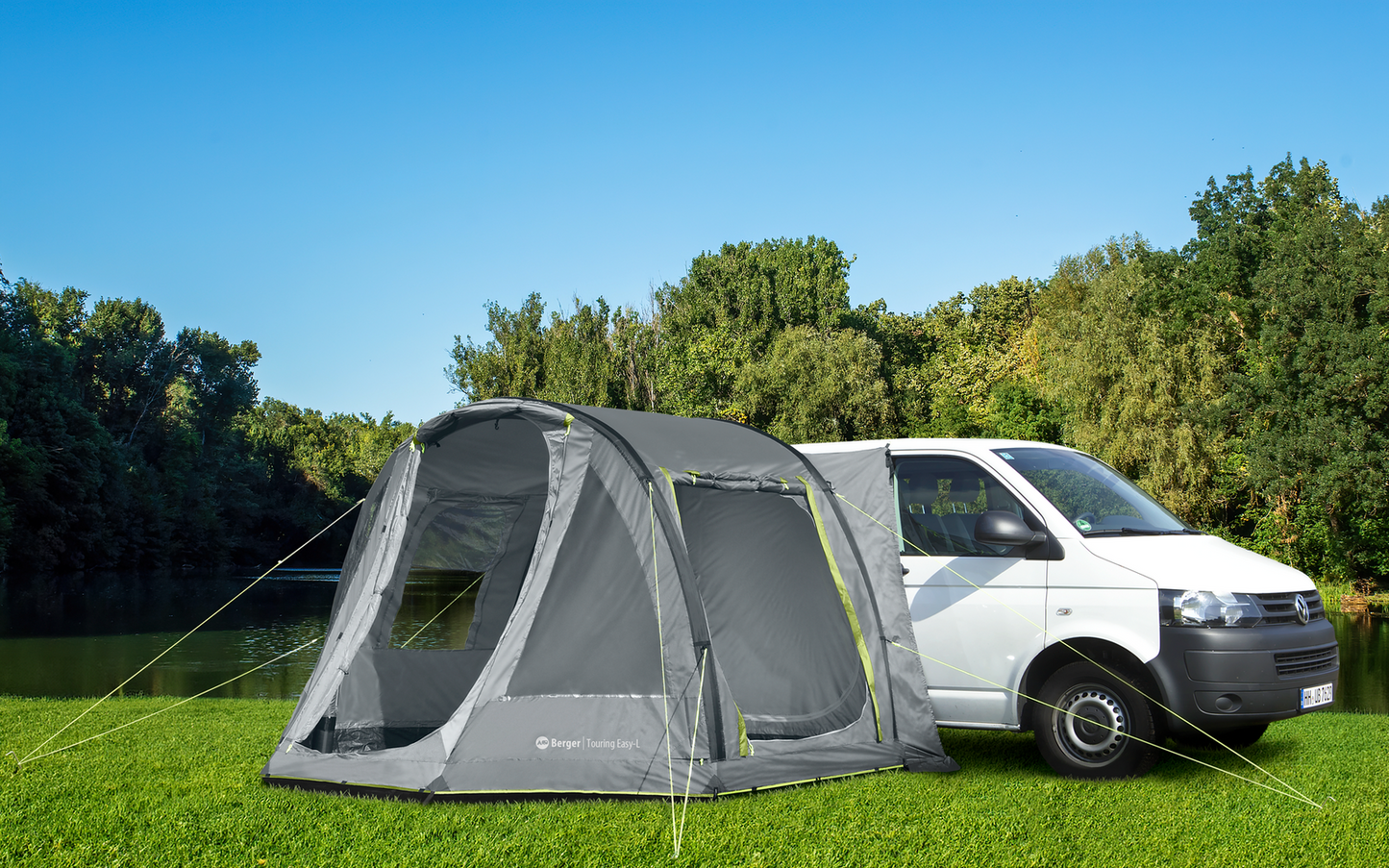 Berger Aufblasbares Vorzelt Touring Easy Air Mit Festen Boden Für Campingbus