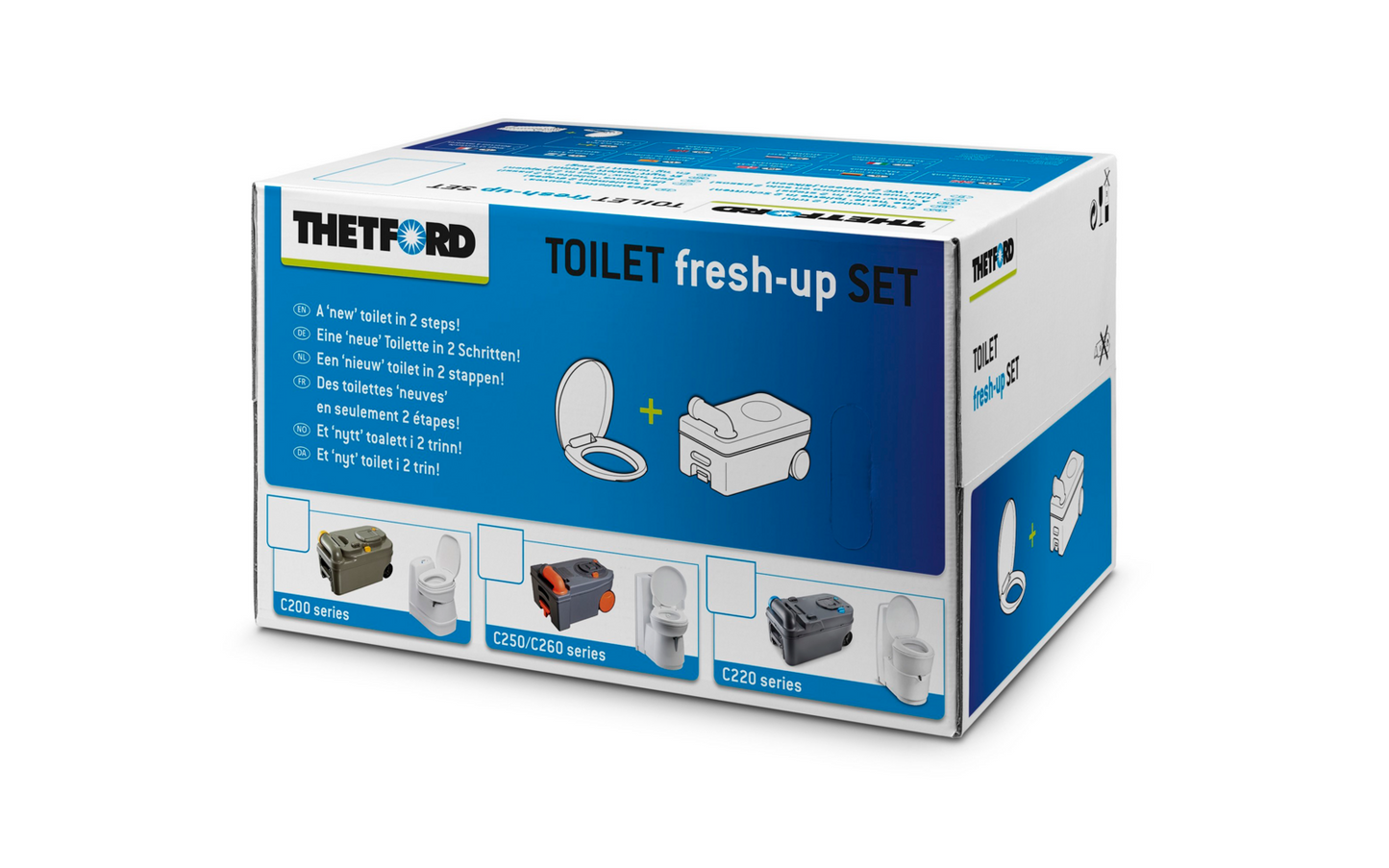 Thetford Fresh-Up Set C250 / C260 Serie Toiletten-Aufbereitungsset 2 Teilig
