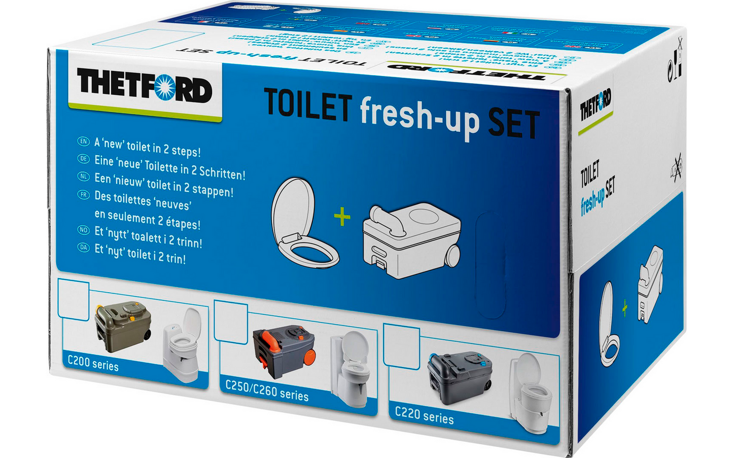 Thetford Fresh-Up Set C220 Serie Toiletten-Aufbereitungsset 2 Teilig