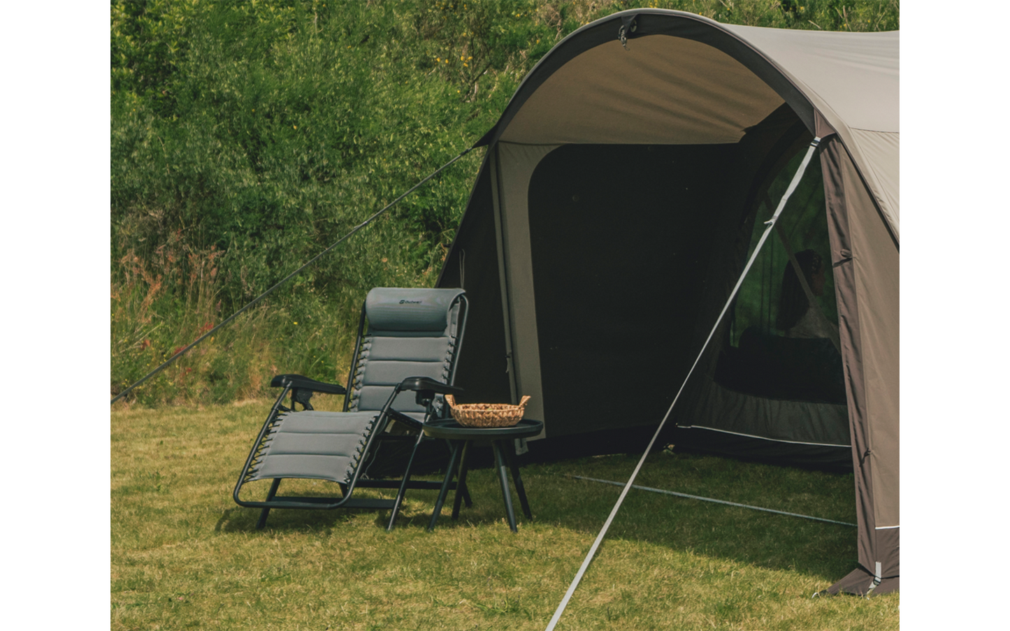 Outwell Acadia Relaxsessel Grau