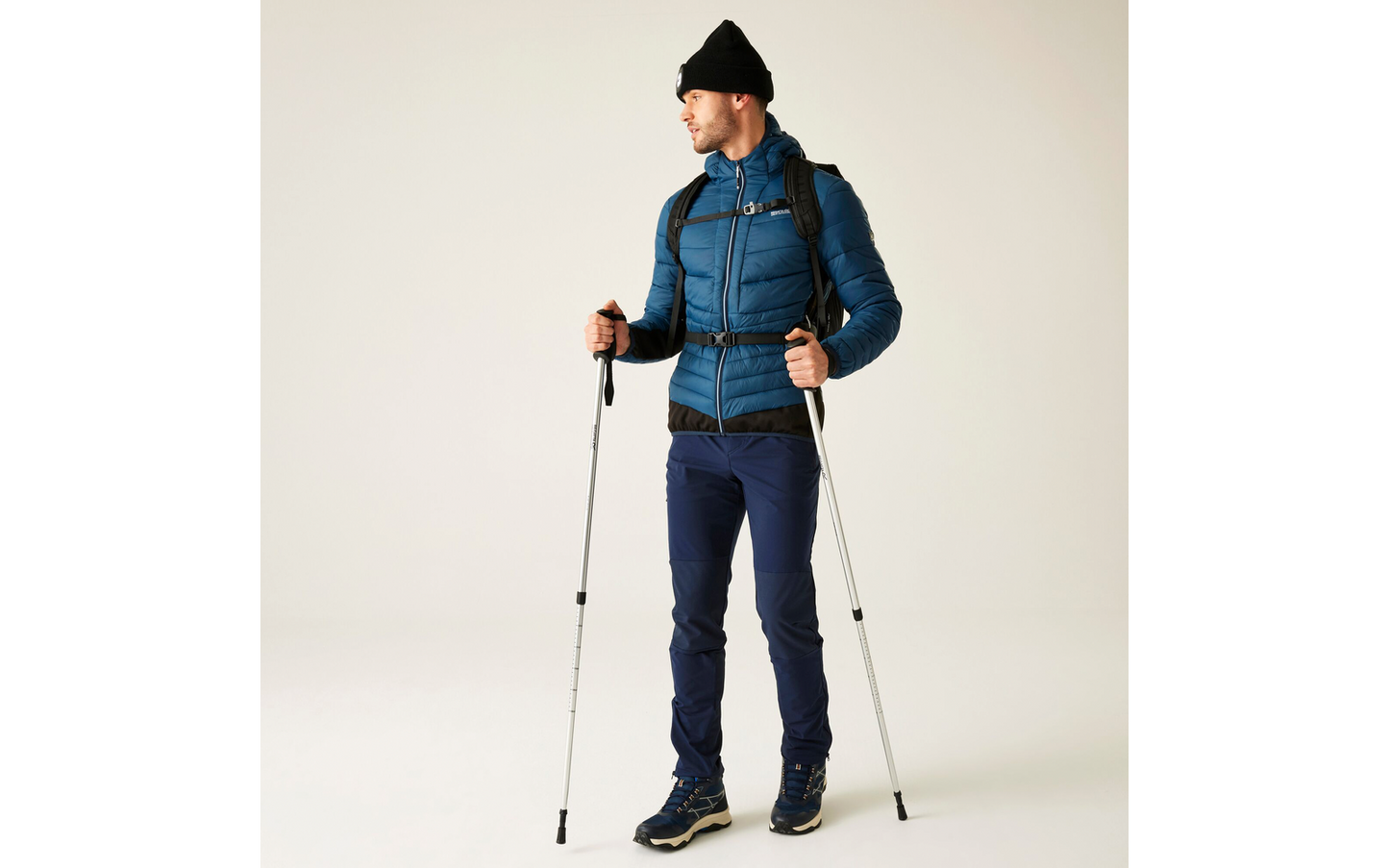 Regatta Hooded Leedre Hybrid Herren Outdoorjacke