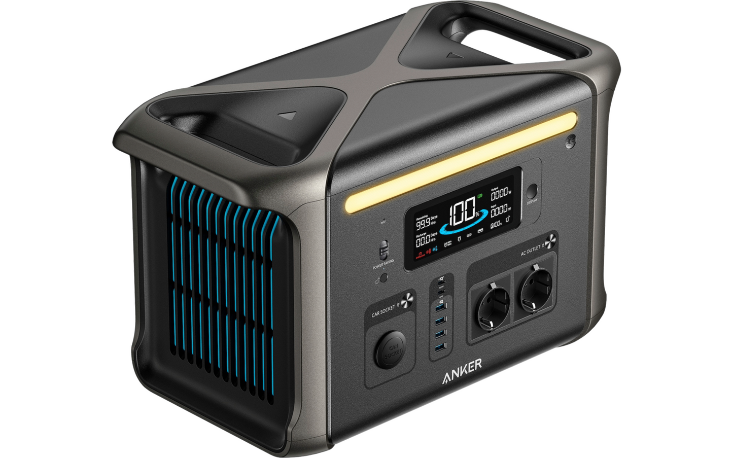 Anker SOLIX F1500 Portable Power Station Tragbar 1536 Wh 1800 W
