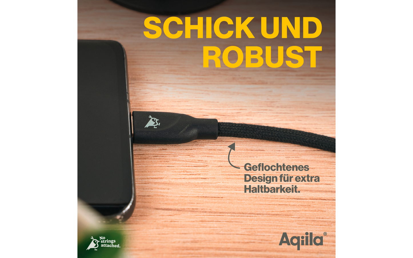 Aqiila Cablebird CB Ladekabel / Sync-Kabel USB-C Zu USB-C / 240 W