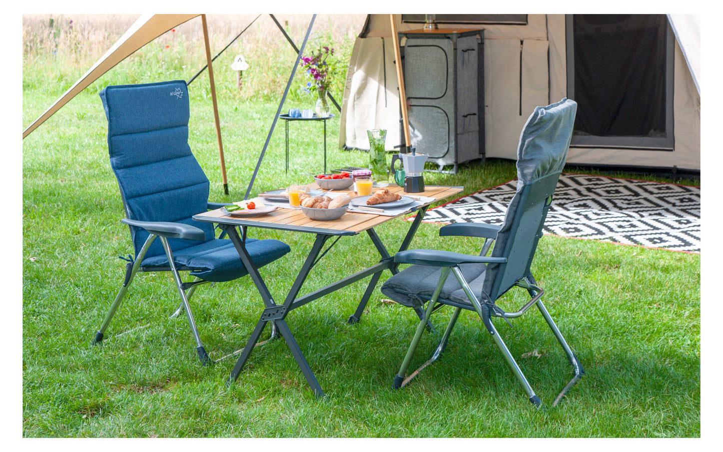 Bo-Camp Urban Outdoor Maryland Bambus Alu Rolltisch