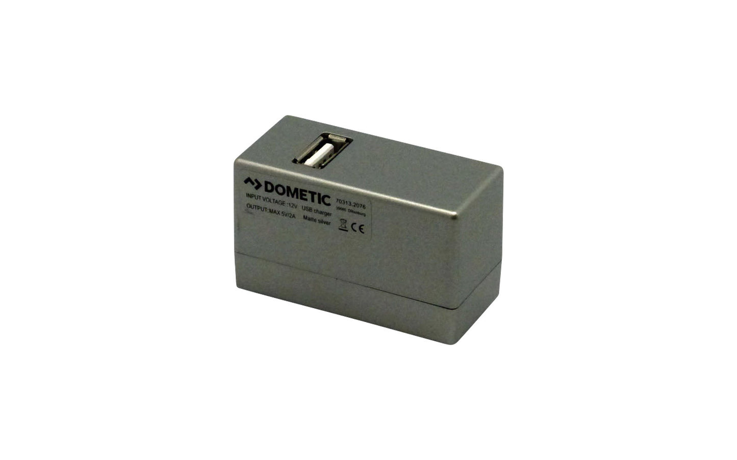 Dometic Stromschienenadapter Mit USB-Anschluss Silber