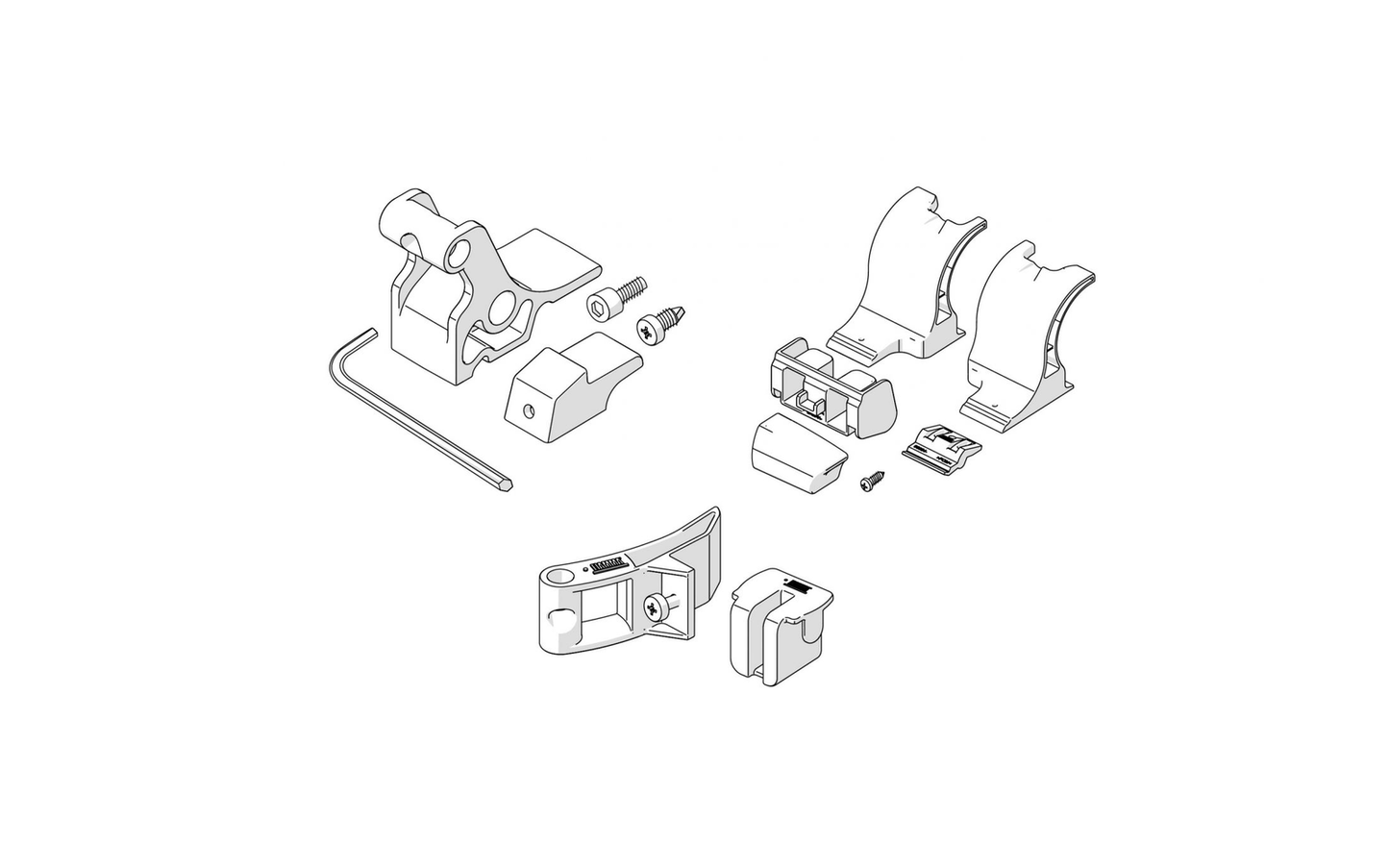 Fiamma Kit Side Omnistor 4900 / 5200 Tristor 2 Adapter Für Fiamma S W Pro F45