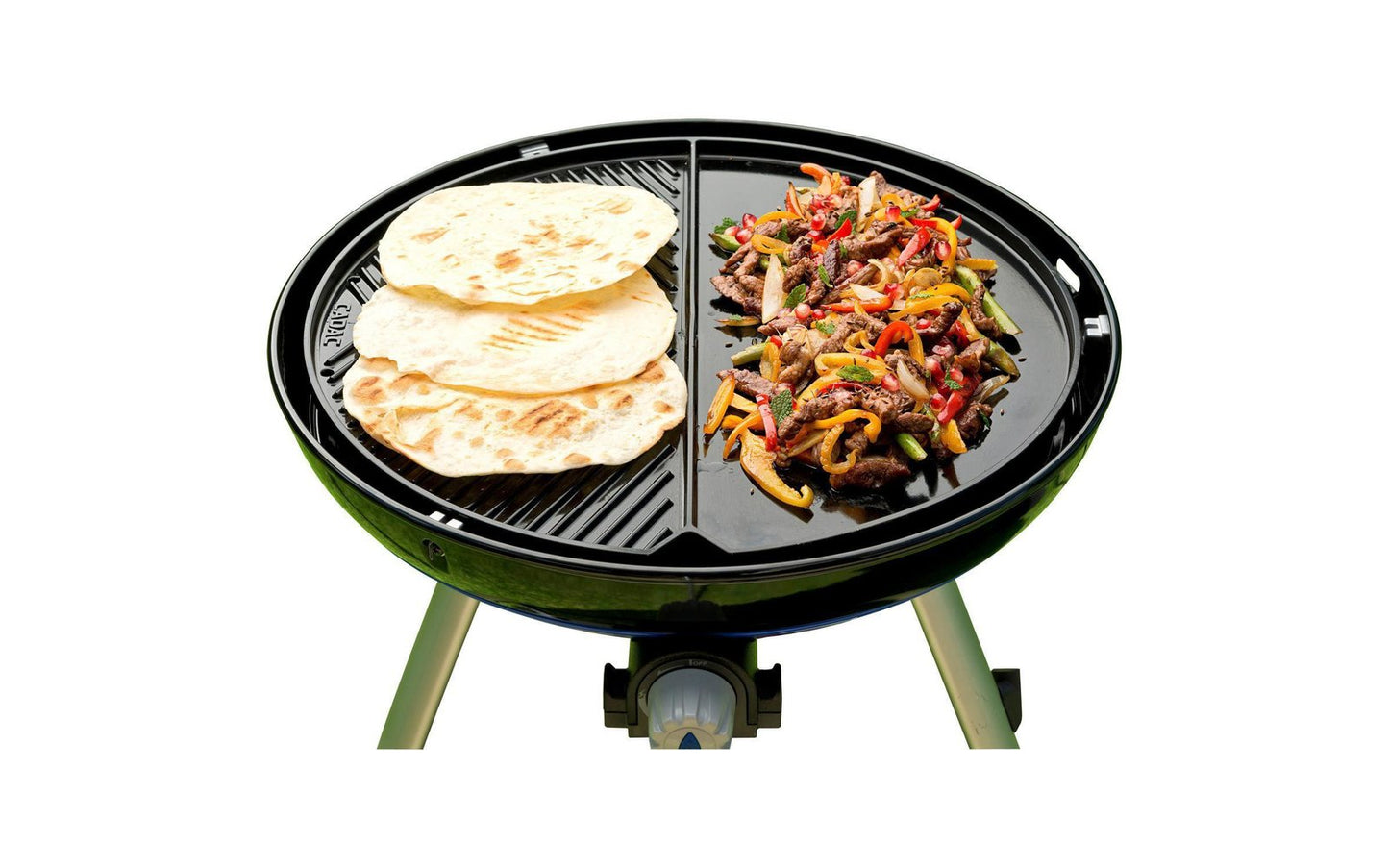 Cadac Grillplatte Geteilt Für Gasgrill Carri Chef 50 / 2 Oder Citi Chef 50