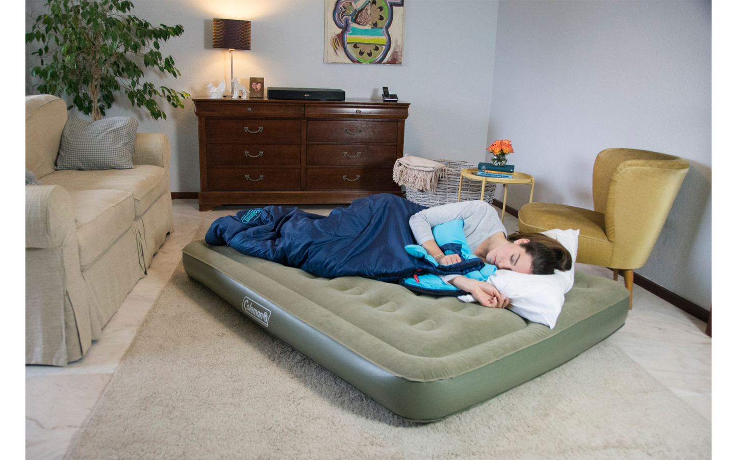 Coleman Maxi Comfort Bed Double Luftbett 198 X 137 X 22 Cm