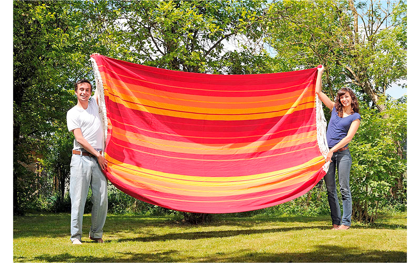 Amazonas Hängematte Gigante Lava 300 X 200 Cm Rot/orange