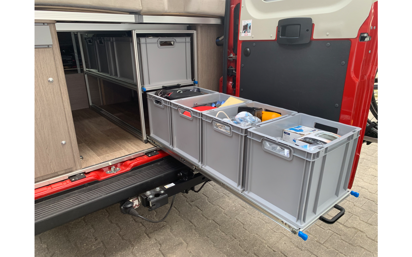  SYS-RACK Kastenwagen Heckauszug Mit 120 Cm Teleskopvollauszügen