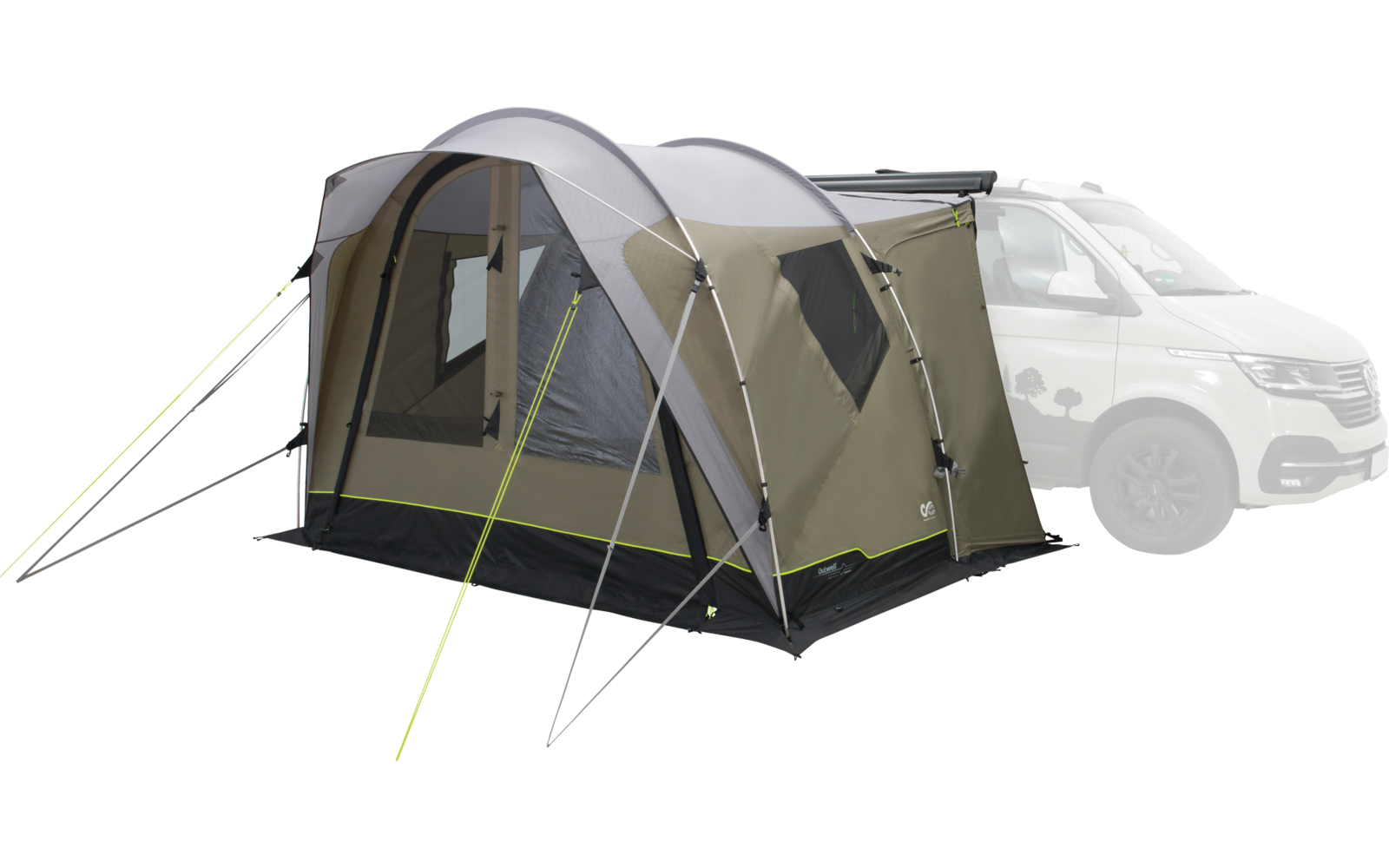 Outwell Seacrest Vorzelt Für Campingbusse 1 Bis 2 Personen Grün