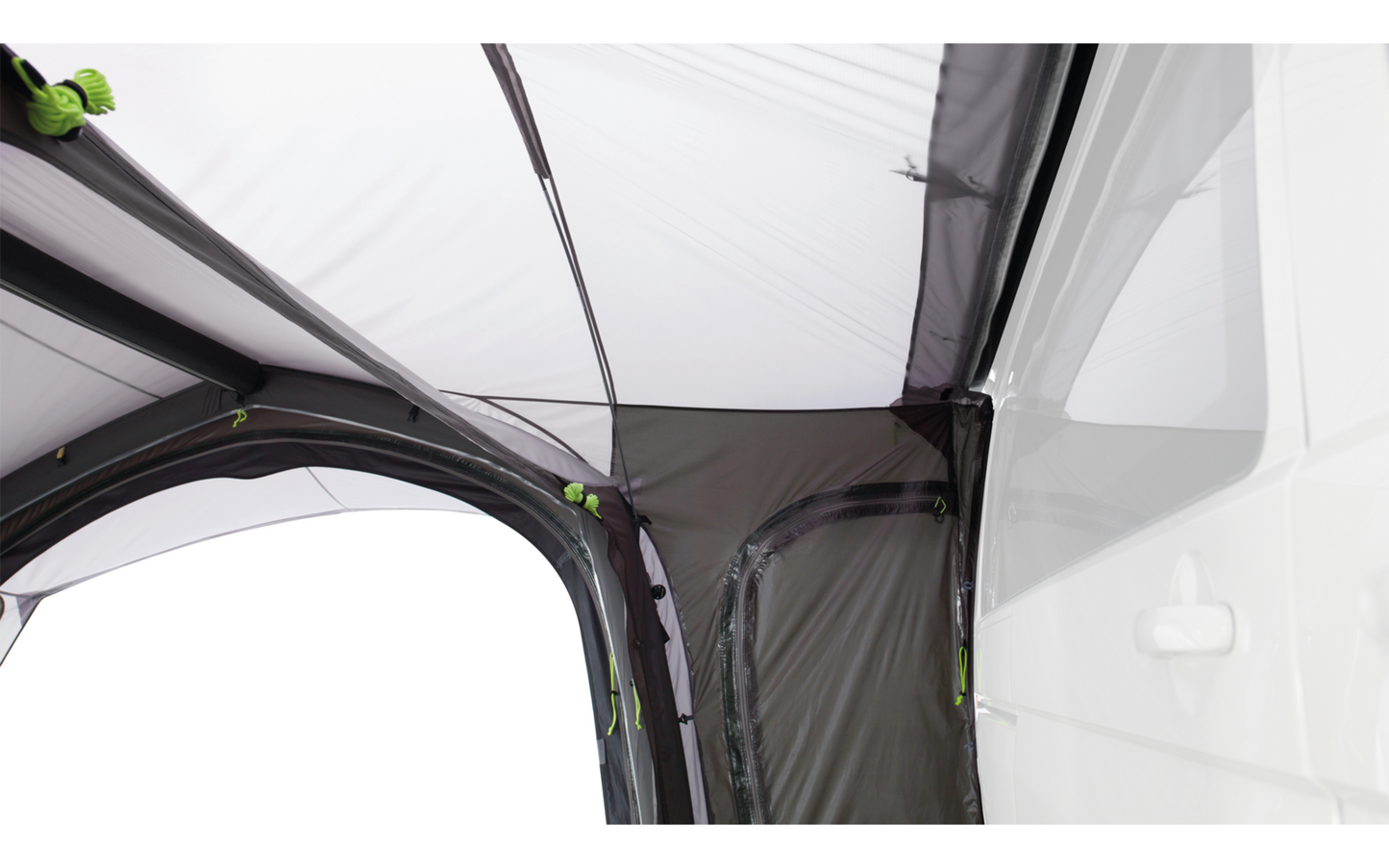  Outwell Crossville 250SA Aufblasbares Busvorzelt Für Campingbusse Grau