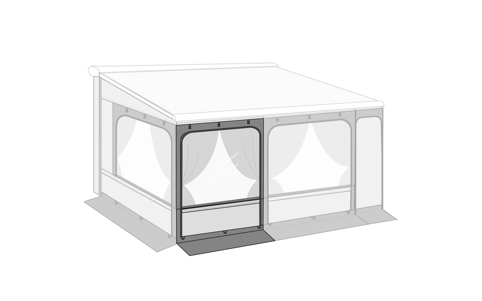  Fiamma Front Panel Ersatzfrontwand