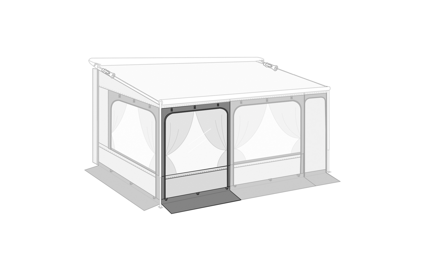  Fiamma Front Panel Ersatzfrontwand