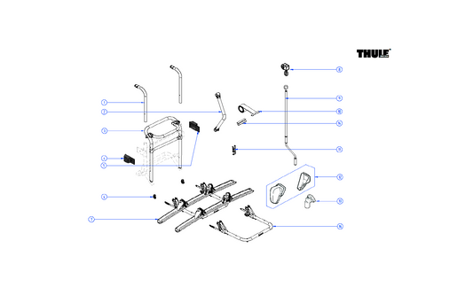  Thule Motor Für Fahrradträger Lift V16 12 V – Thule Ersatzteilnummer 1500600504