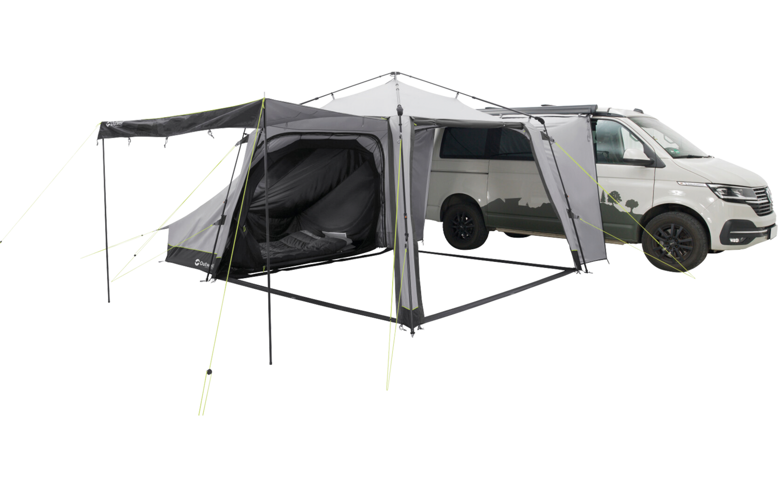  Outwell Fastlane 300 Annexe Schlafraumanbau Für Pavillon Fastlane 300 Shelter Grau