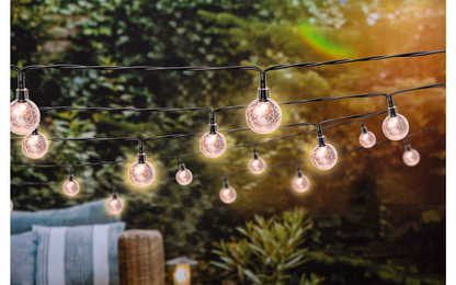 Grundig Solar Lichterkette LED 50 Birnen
