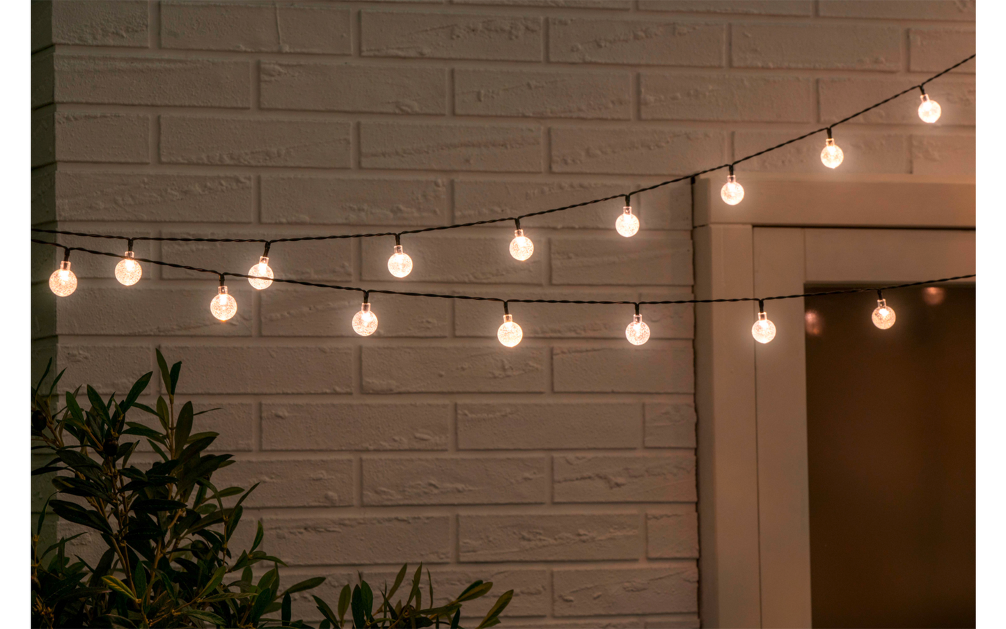 Grundig Solar Lichterkette LED 50 Birnen