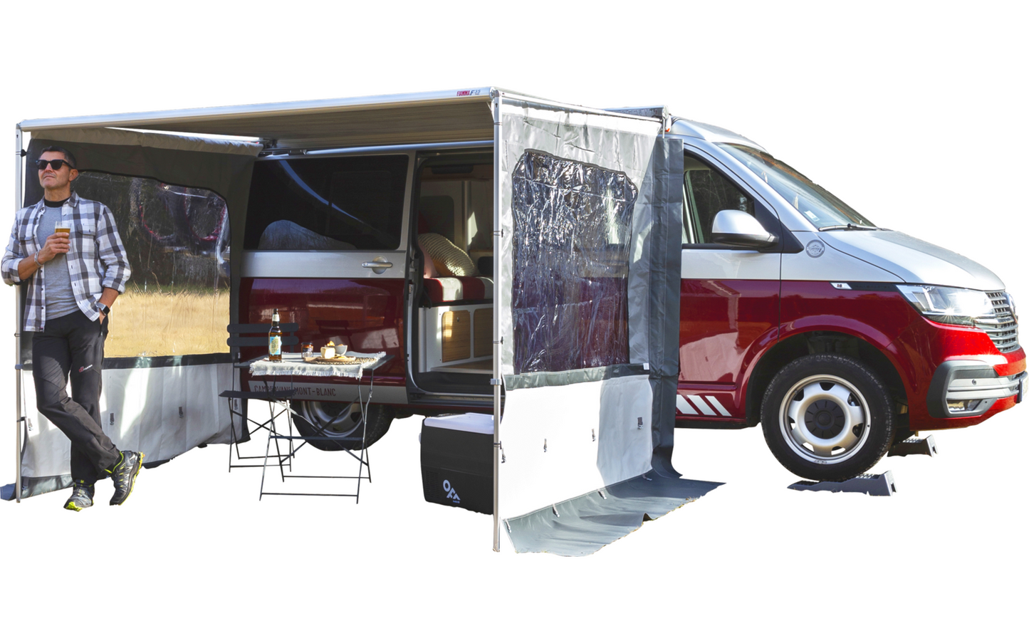  Fiamma Side W Pro Seitenwand Für Markise F35 / Caravanstore 210 Cm