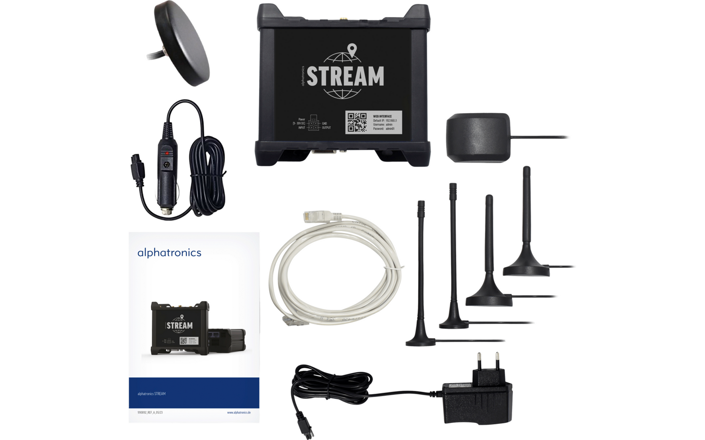  Alphatronics STREAM Router + Antenne