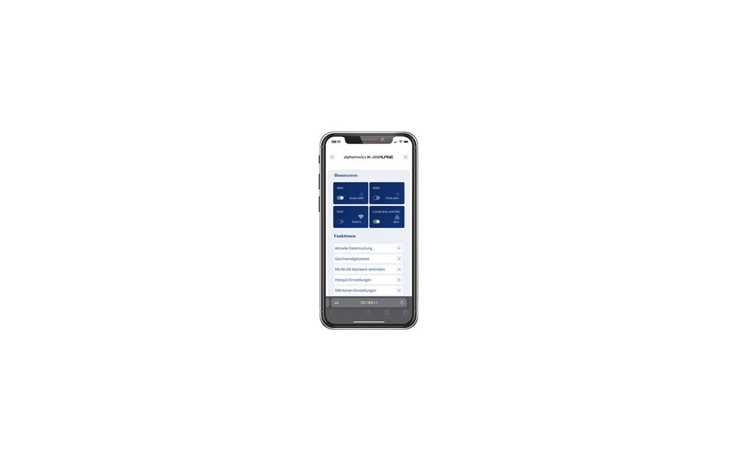  Alphatronics STREAM Router + Antenne
