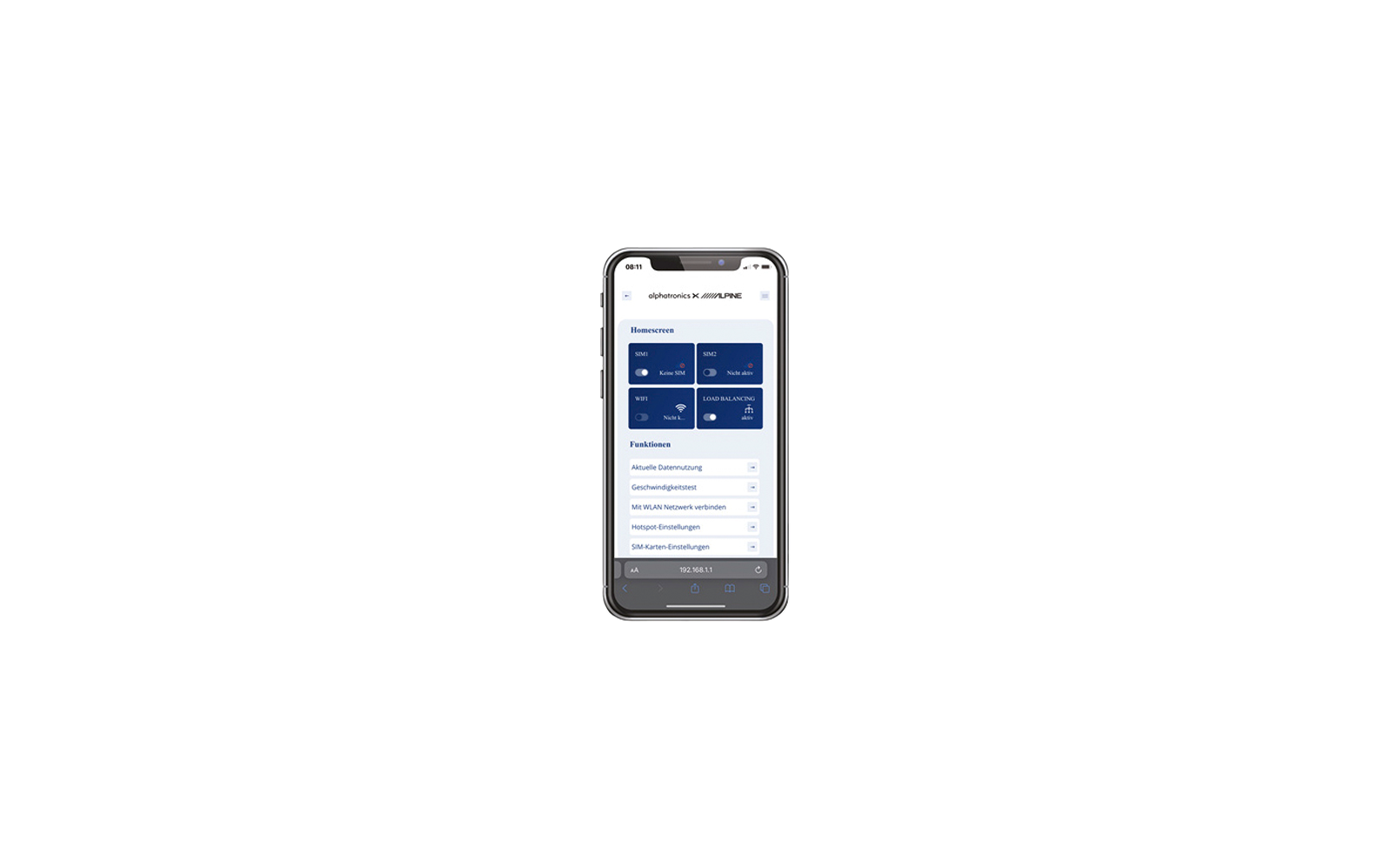  Alphatronics STREAM Router + Antenne