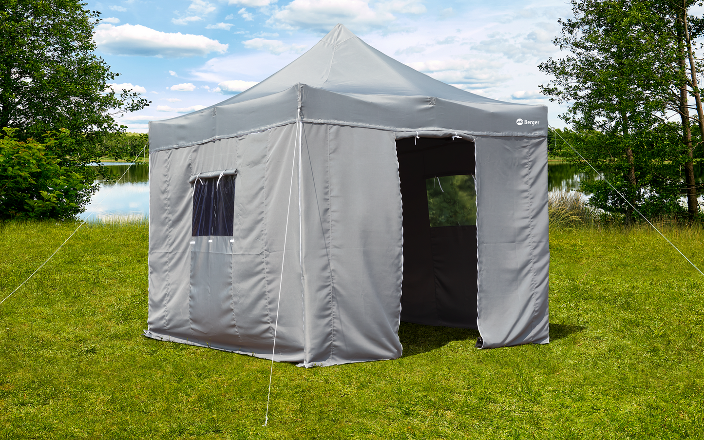  Seitenwand 4er Set Berger Faltpavillon 3x3 M