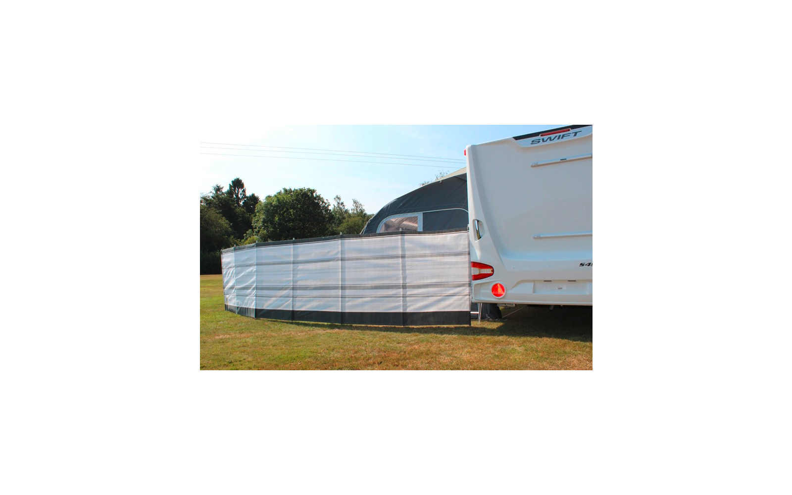  Blue Diamond Gestreifter Windschutz 5,4 X 1,22 Meter