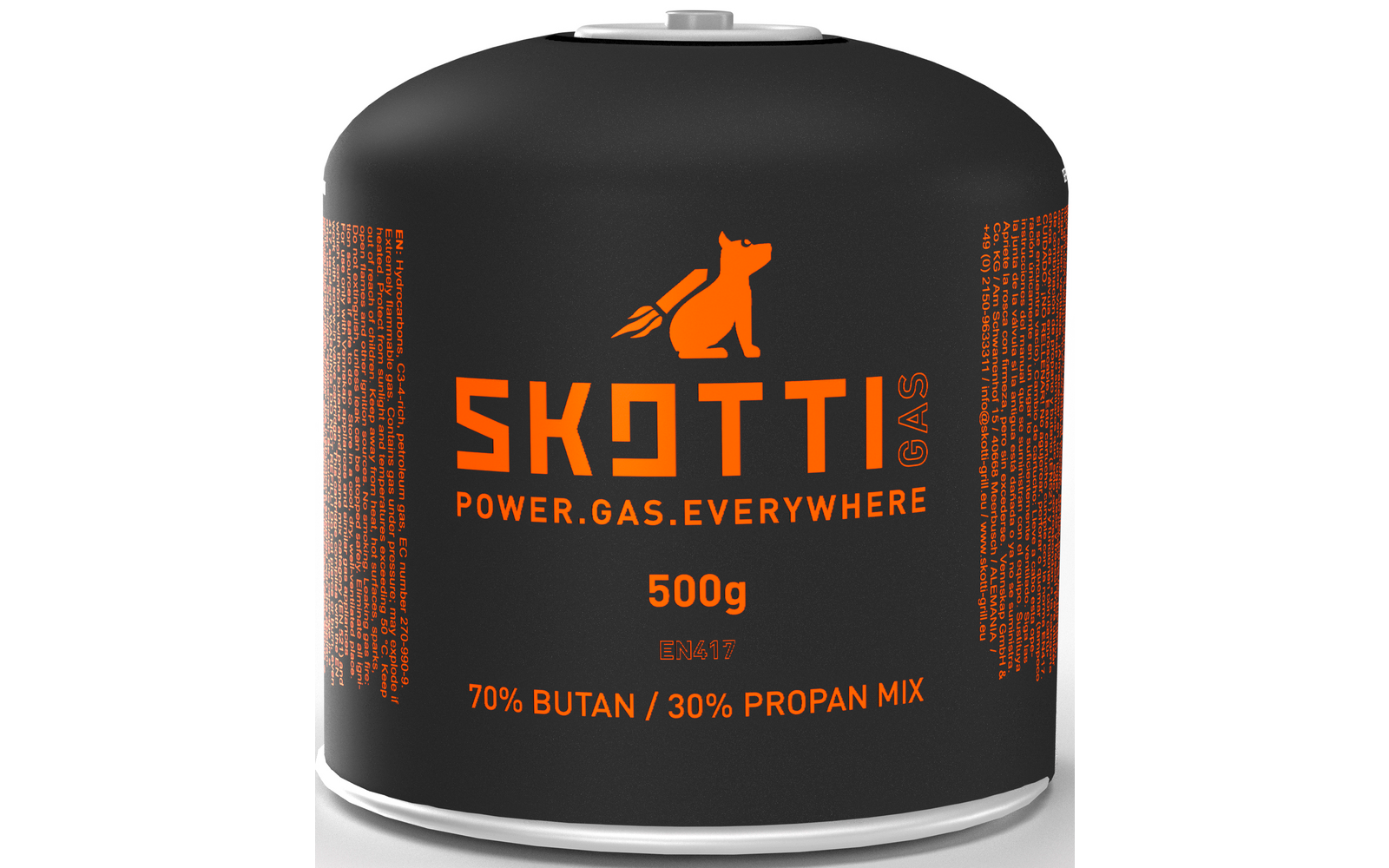  Skotti Schraubkartusche Gaskartusche Propan-Butan-Gemisch 500 G