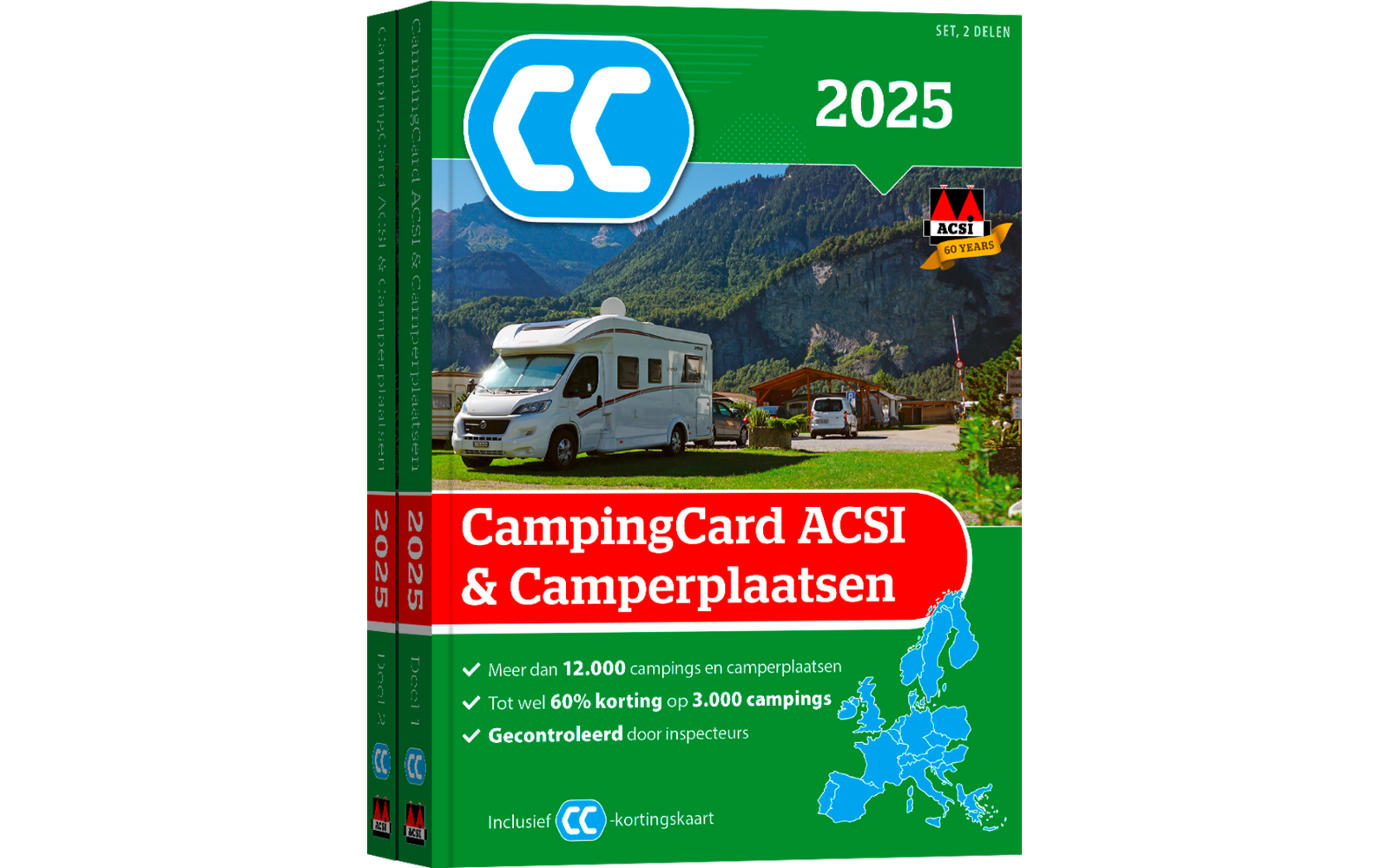  ACSI Campingcard Und Stellplatzführer 2025 Mit über 12 000 Camping- Und Stellplätzen