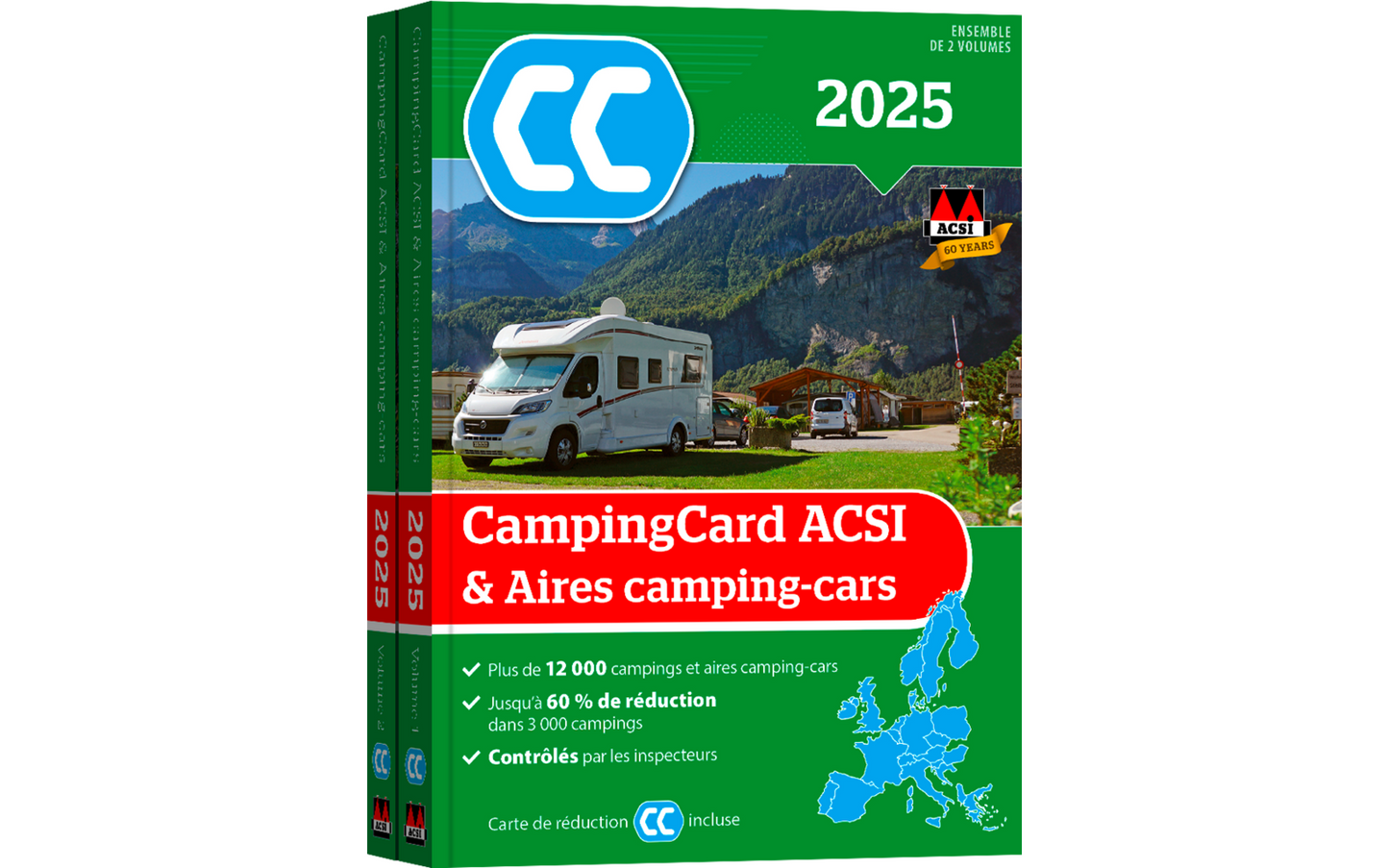  ACSI Campingcard Und Stellplatzführer 2025 Mit über 12 000 Camping- Und Stellplätzen