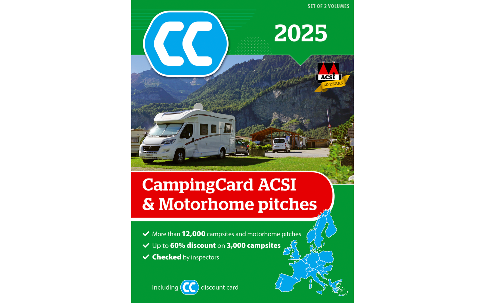  ACSI Campingcard Und Stellplatzführer 2025 Mit über 12 000 Camping- Und Stellplätzen