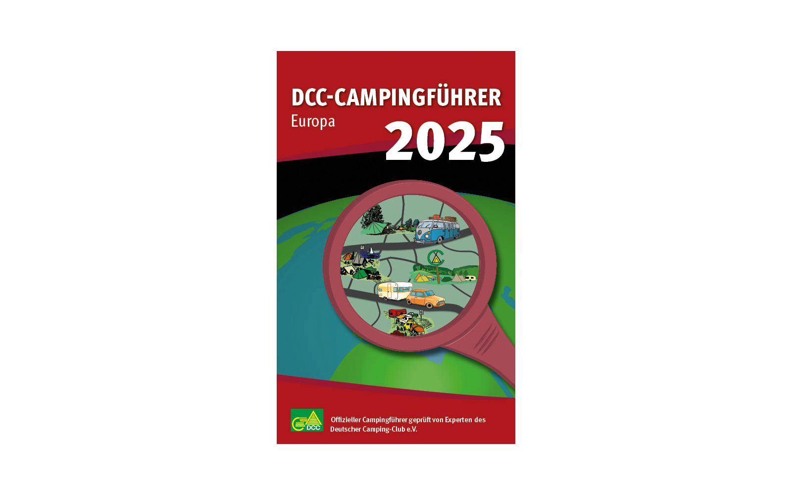  DCC Deutscher Camping-Club Campingführer Europa 2025 Sprache Deutsch