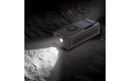  Blaupunkt Tragbare Akku-Luftpumpe TPM 124 Mit Powerbank-Funktion / Integrierter LED