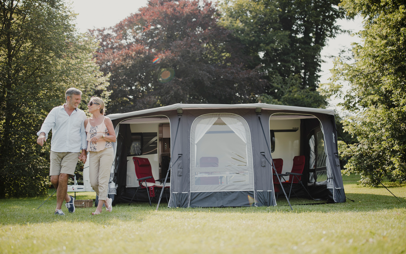  Vango Aufblasbares Vorzelt Für Wohnwagen Tuscany Air 500 Elements ProShield