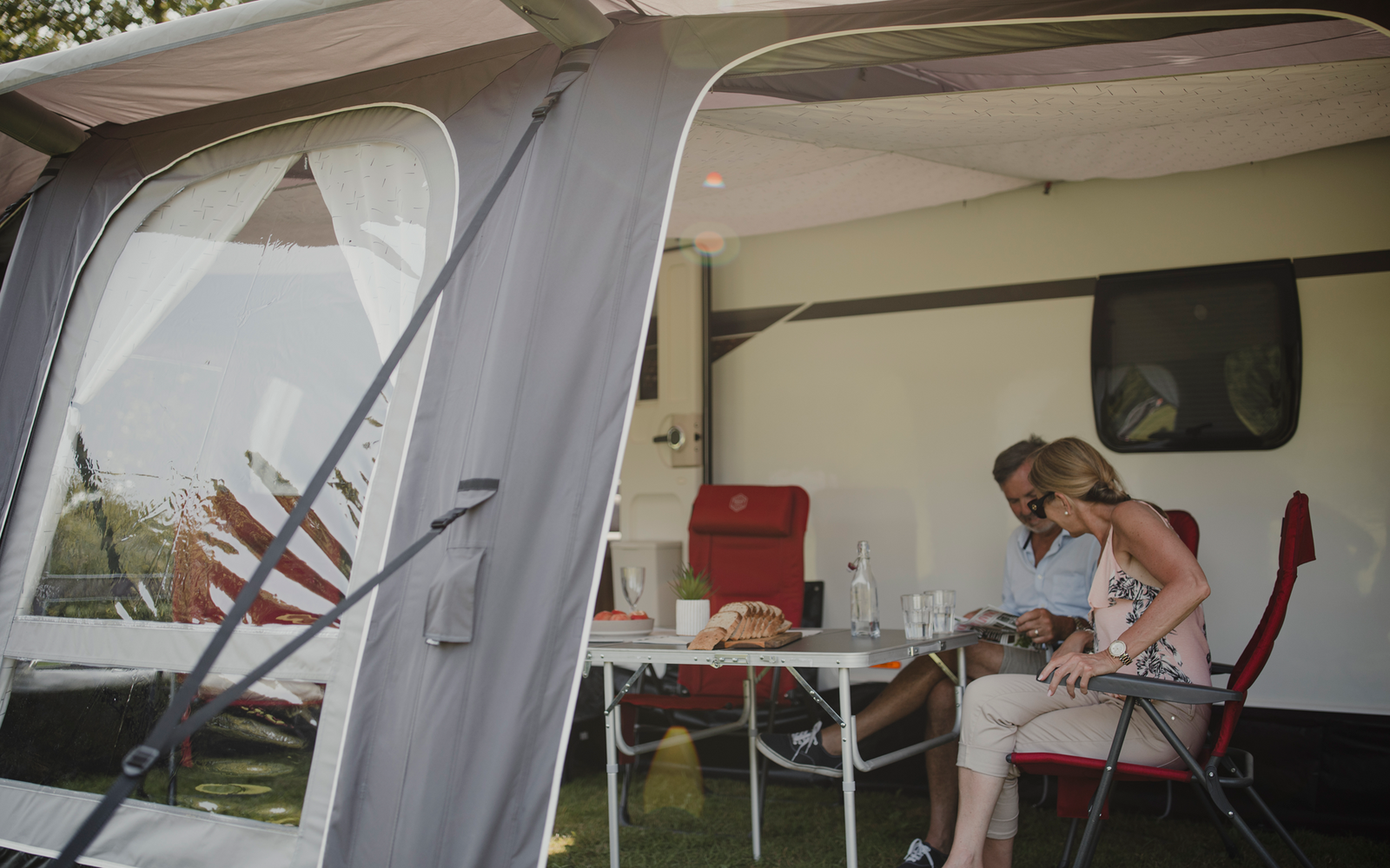  Vango Aufblasbares Vorzelt Für Wohnwagen Tuscany Air 500 Elements ProShield