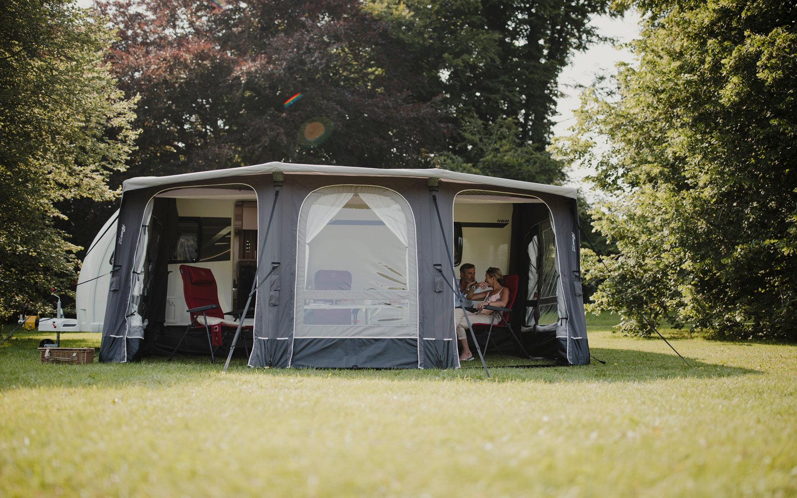  Vango Aufblasbares Vorzelt Für Wohnwagen Tuscany Air 500 Elements ProShield
