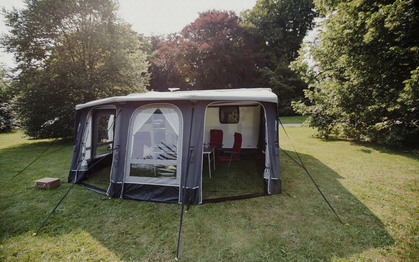  Vango Aufblasbares Vorzelt Für Wohnwagen Tuscany Air 500 Elements ProShield