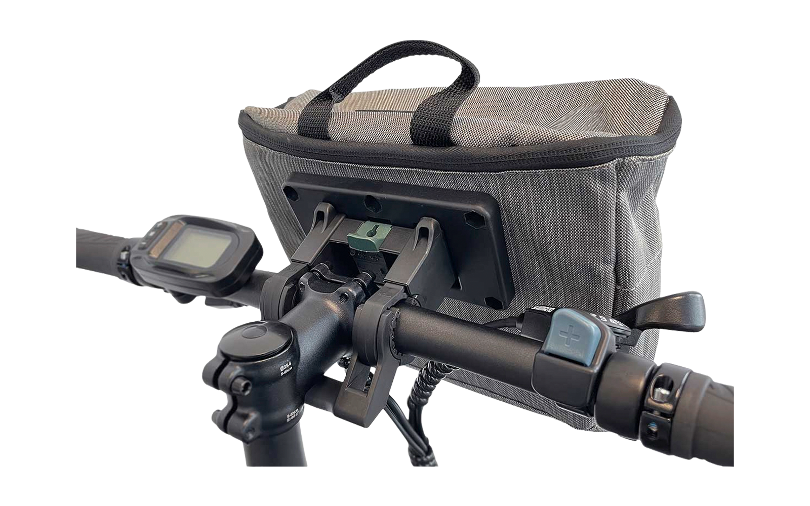  Blaupunkt Fahrrad-Lenkertasche LT 200 Grau/schwarz 4 Liter