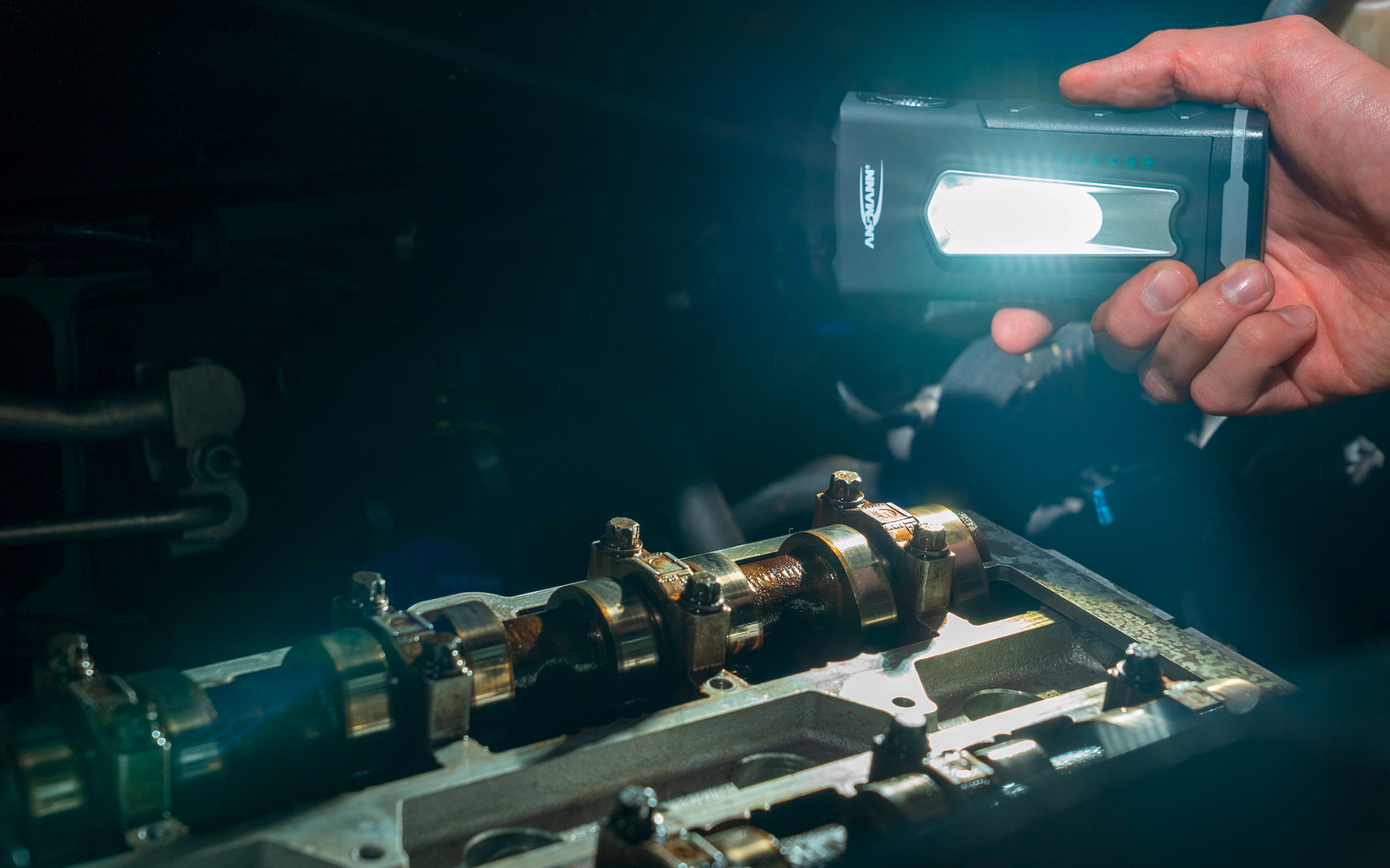  Ansmann Magnet LED Akku-Leuchte Mit Dimmfunktion WL 500R