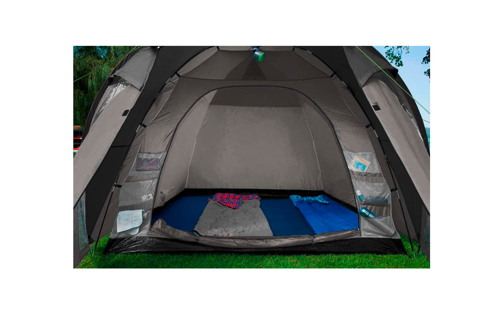  Berger Kiwi NZ 4 Plus Leichtes Kuppelzelt Für Camping Und Trekking Für 4 Personen