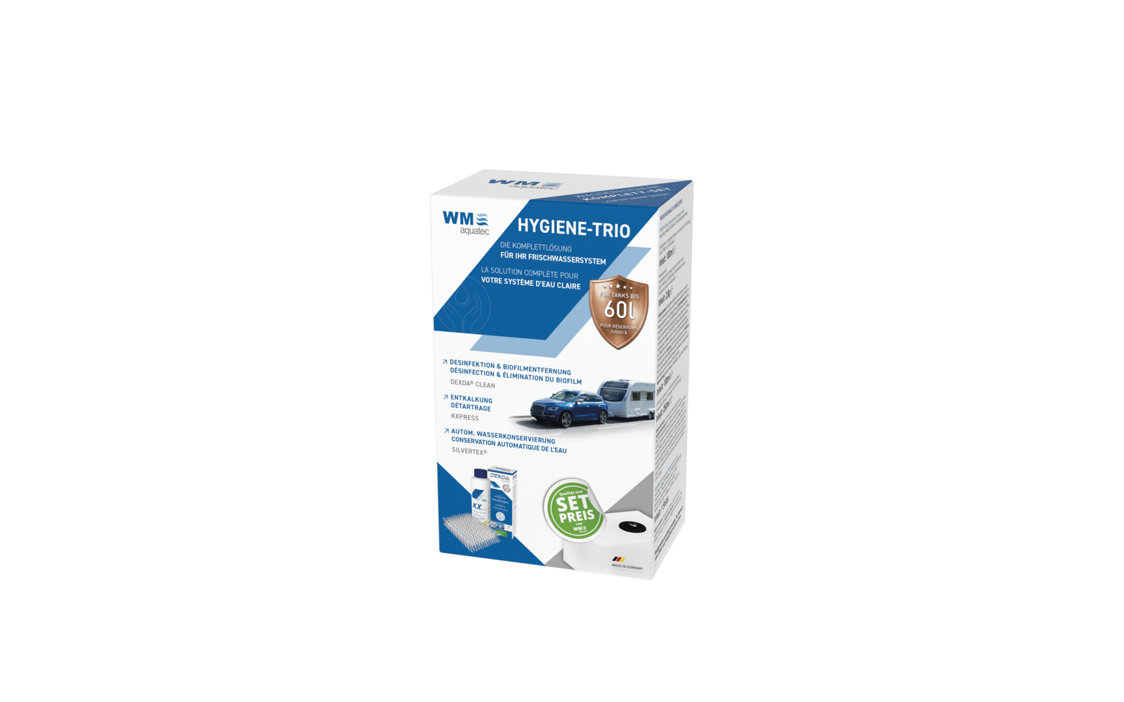  WM Aquatec Hygiene-Trio Wasserhygiene Komplettset