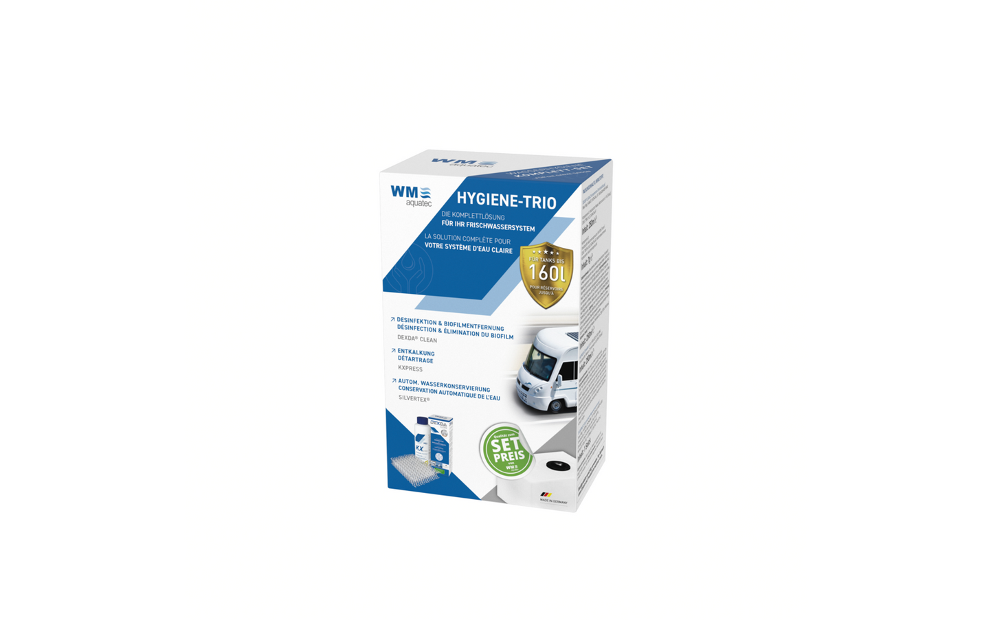  WM Aquatec Hygiene-Trio Wasserhygiene Komplettset