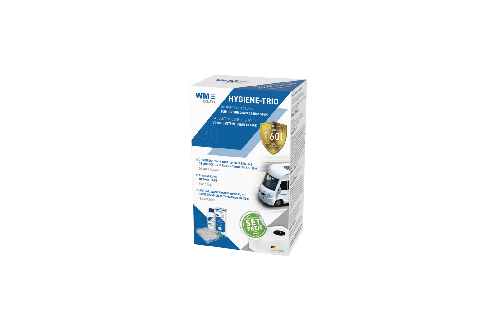  WM Aquatec Hygiene-Trio Wasserhygiene Komplettset