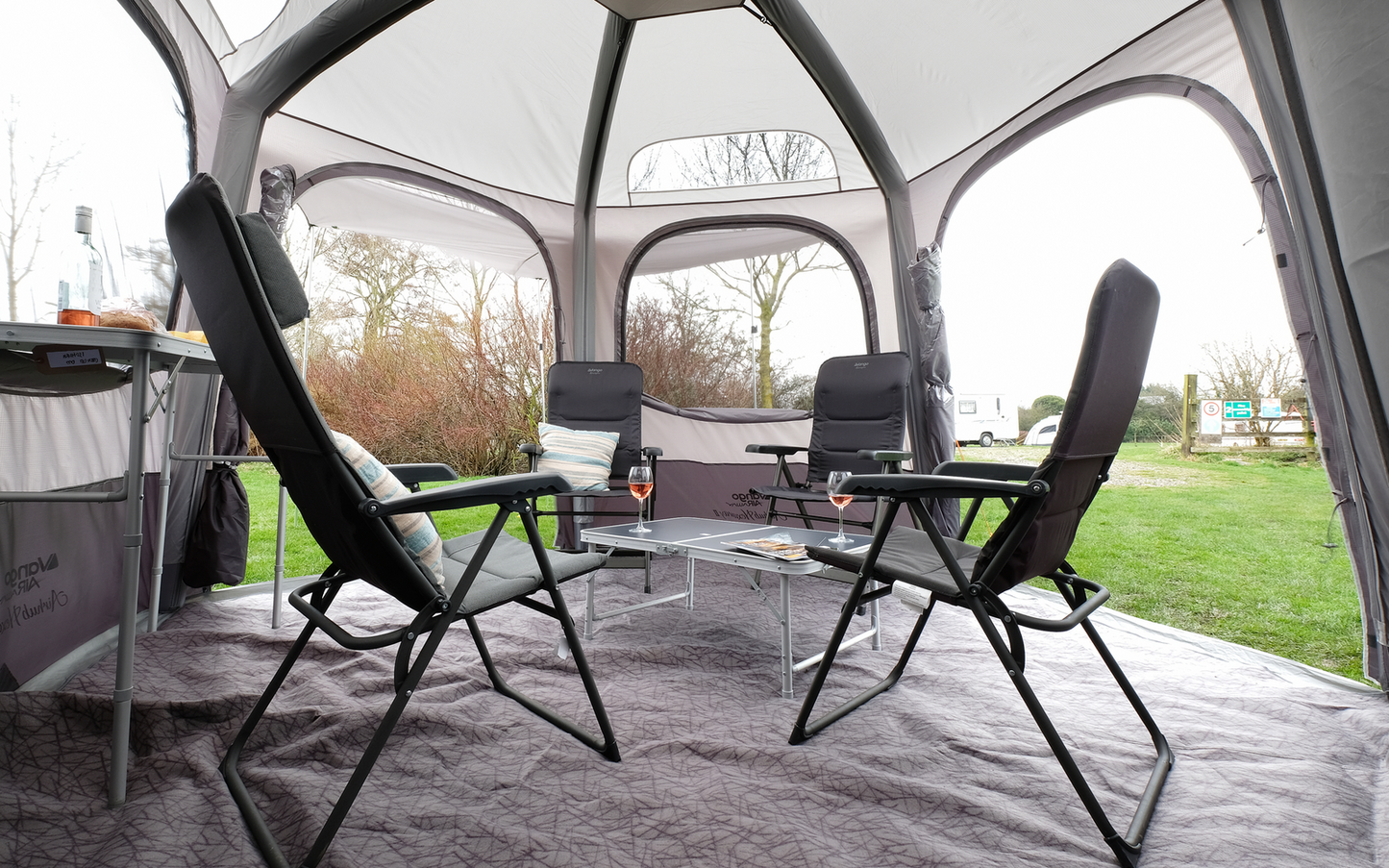  Vango Airhub Hexaway II Aufblasbares Busvorzelt