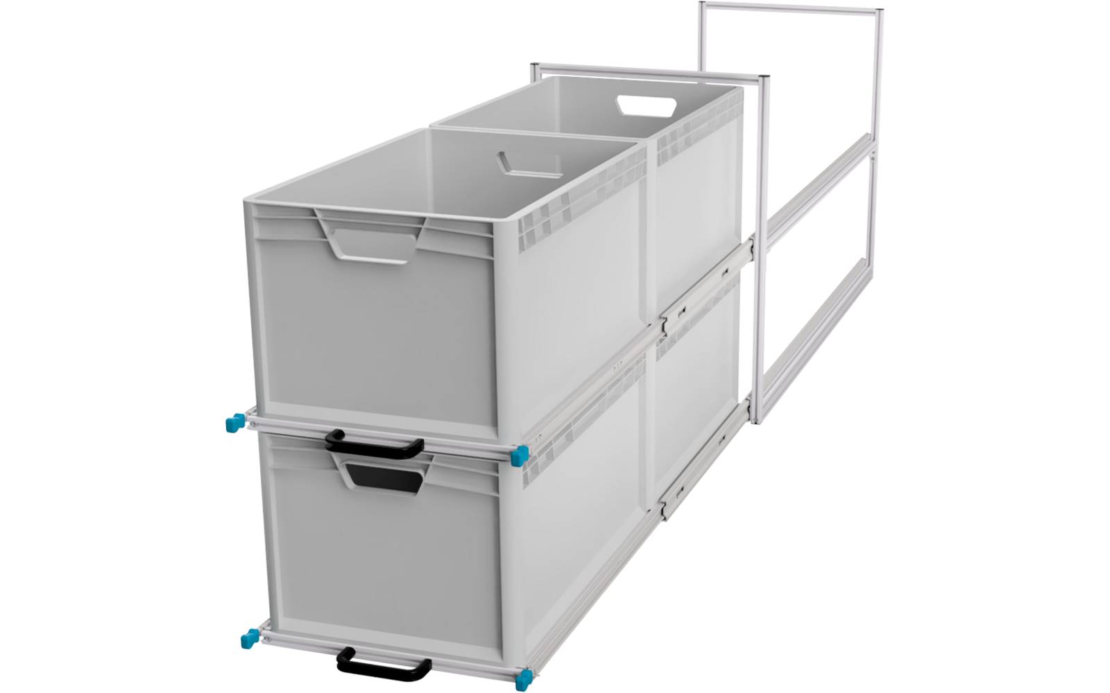 SYS-RACK Kastenwagen Heckauszug Mit 120 Cm Teleskopvollauszügen