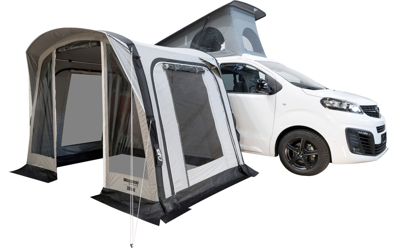  Westfield Zodiac Aufblasbares Vorzelt Für Fahrzeuge Mit Anstellhöhen Von 180 Bis 270 Cm