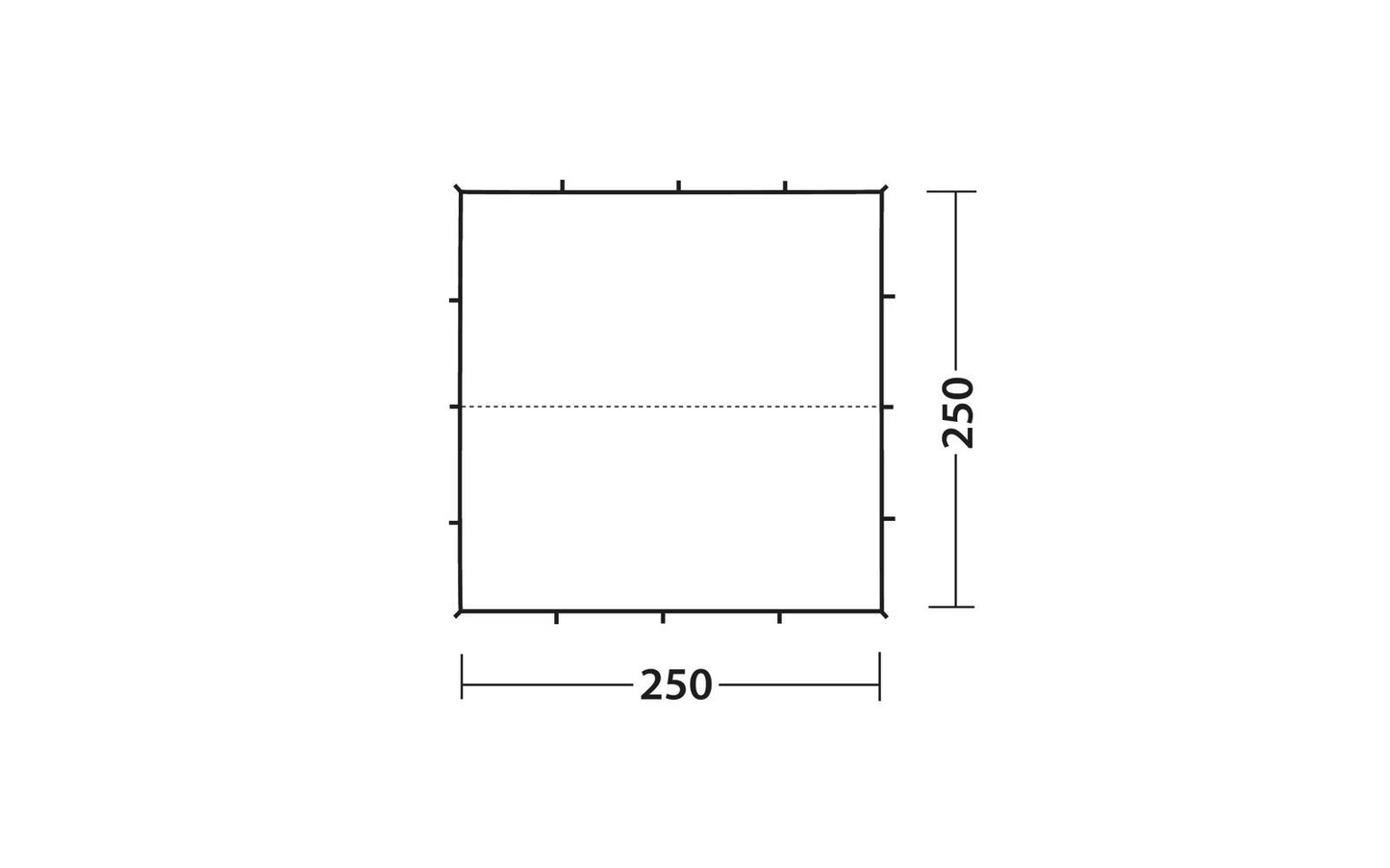  Robens Tarp Pro 2.5 X 2.5 Meter